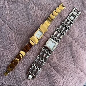 Stylish Gold Kate Spade and Silver Guess Watches